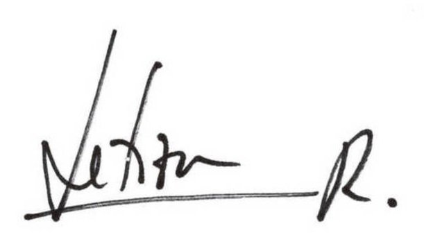 Firma de Letizia Ortíz