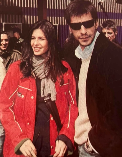 Nuria Roca y Juan del Val de jóvenes