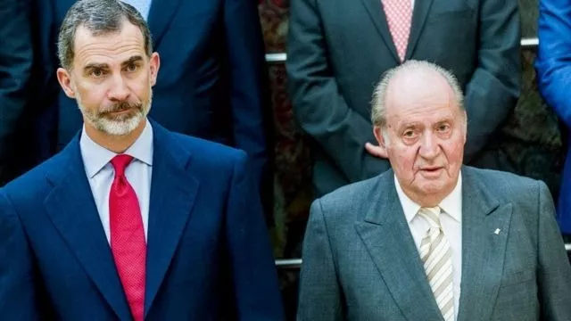 Felipe VI y Juan Carlos I