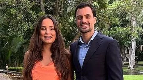 Carolina Monje y su pareja actual