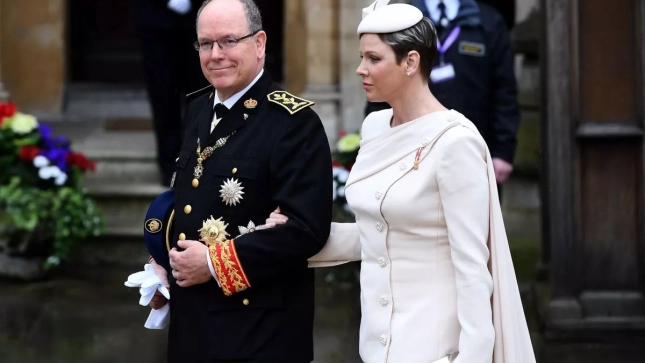 Charlene de Mónaco en la Coronación de Carlos III