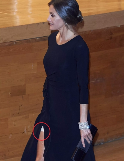 Letizia utiliza una faja