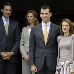 Iñaki Urdangarin, Cristina, Felipe VI y Letizia