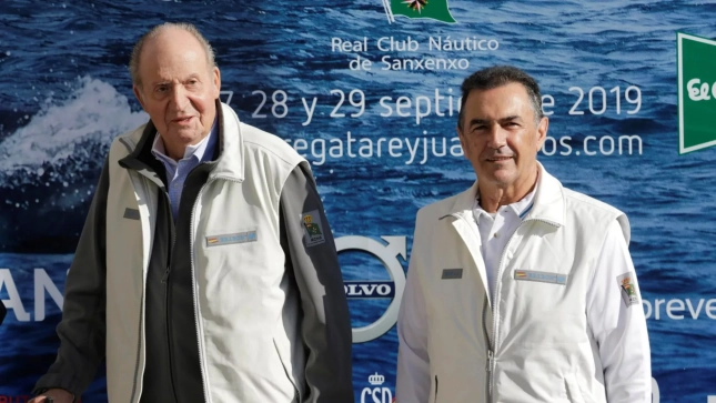 Juan Carlos I y Pedro Campos