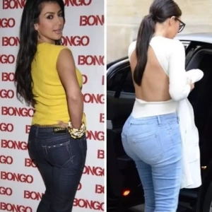 Kim Kardashian antes y después