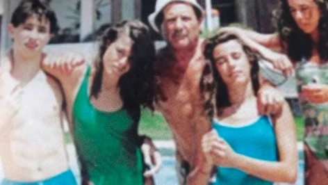 Letizia con su familia