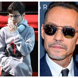 Marc Anthony y su hijo