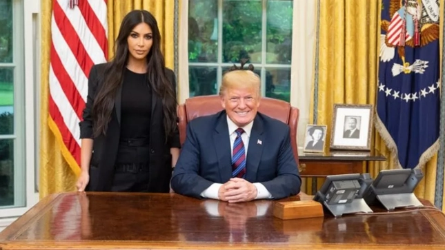 Kim Kardashian en la Casa Blanca